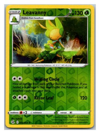 Leavanny 011/264 Fusion Strike (Reverse Holo) (NM-Exc Condition)