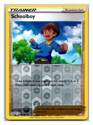 Schoolboy 238/264 Fusion Strike (Reverse Holo) (NM-Exc Condition)