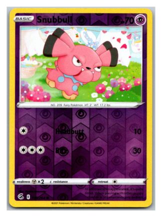 Snubbull 115/264 Fusion Strike (Reverse Holo) (NM-Exc Condition)