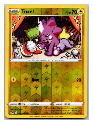 Toxel 105/264 Fusion Strike (Reverse Holo) (NM-Exc Condition)