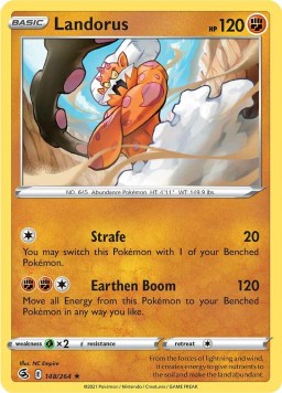 Landorus 148/264 Fusion Strike (Holo) (NM-Exc Condition)