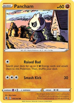 Pancham 149/264 Fusion Strike (Common) (NM-Exc Condition)
