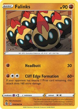 Falinks 154/264 Fusion Strike (Uncommon) (NM-Exc Condition)