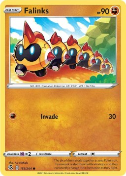 Falinks 155/264 Fusion Strike (Common) (NM-Exc Condition)