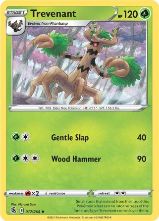 Trevenant 017/264 Fusion Strike (Uncommon) (NM-Exc Condition)