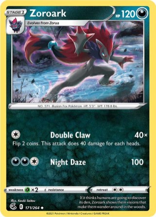 Zoroark 171/264 Fusion Strike (Uncommon) (NM-Exc Condition)