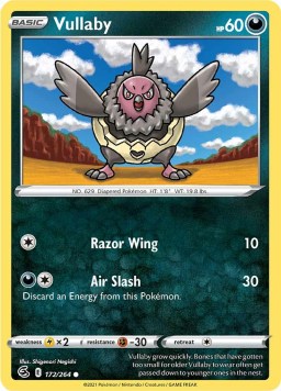 Vullaby 172/264 Fusion Strike (Common) (NM-Exc Condition)