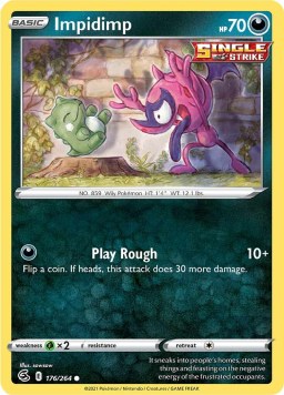Impidimp 176/264 Fusion Strike (Common) (NM-Exc Condition)