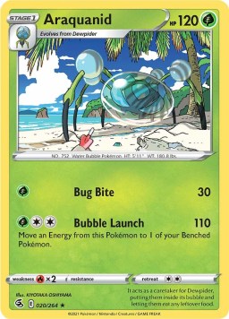 Araquanid 020/264 Fusion Strike (Rare) (NM-Exc Condition)