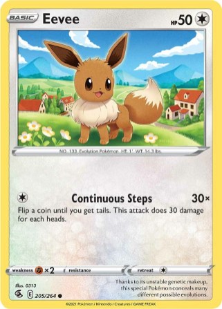 Eevee 205/264 Fusion Strike (Common) (NM-Exc Condition)