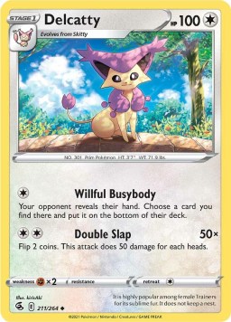Delcatty 211/264 Fusion Strike (Uncommon) (NM-Exc Condition)