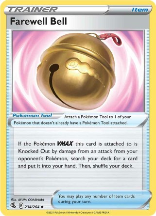 Farewell Bell 234/264 Fusion Strike (Uncommon) (NM-Exc Condition)