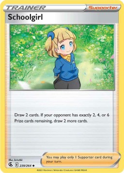 Schoolgirl 239/264 Fusion Strike (Uncommon) (NM-Exc Condition)