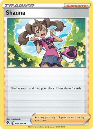 Shauna 240/264 Fusion Strike (Uncommon) (NM-Exc Condition)