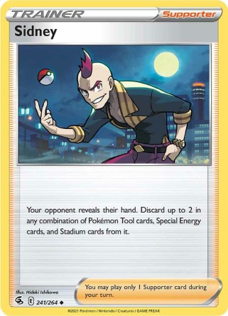 Sidney 241/264 Fusion Strike (Uncommon) (NM-Exc Condition)