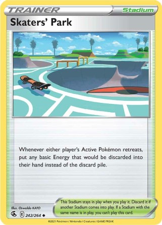 Skaters' Park 242/264 Fusion Strike (Uncommon) (NM-Exc Condition)