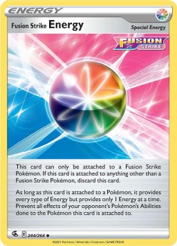 Fusion Strike Energy 244/264 Fusion Strike (Uncommon) (NM-Exc Condition)