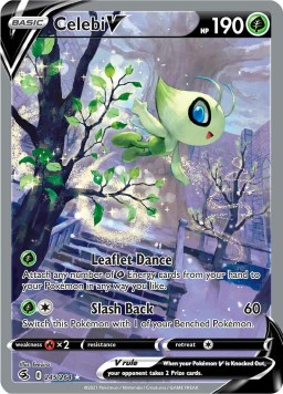 Celebi V 245/264 Fusion Strike (Ultra Rare) (NM-Exc Condition)