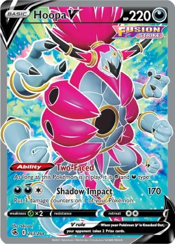 Hoopa V 253/264 Fusion Strike (Ultra Rare) (NM-Exc Condition)