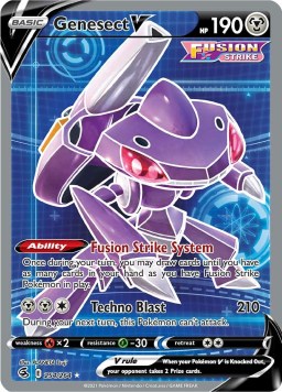 Genesect V 254/264 Fusion Strike (Ultra Rare) (NM-Exc Condition)