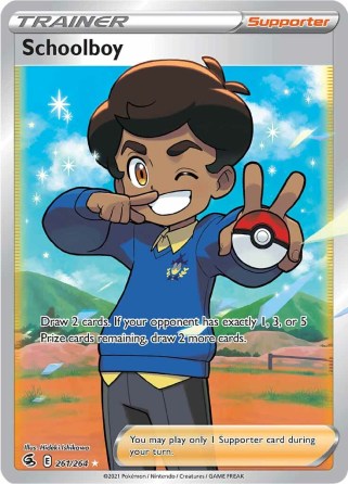 Schoolboy 261/264 Fusion Strike (Ultra Rare) (NM-Exc Condition)