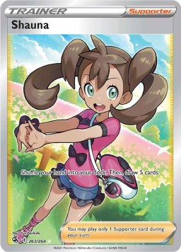 Shauna 263/264 Fusion Strike (Ultra Rare) (NM-Exc Condition)