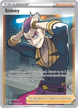 Sidney 264/264 Fusion Strike (Ultra Rare) (NM-Exc Condition)