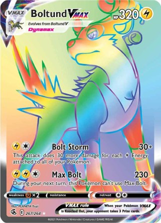 Boltund VMax 267/264 Fusion Strike (Ultra Rare) (NM-Exc Condition)