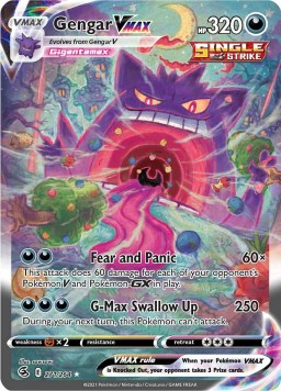 Gengar VMax 271/264 Fusion Strike (Ultra Rare) (NM-Exc Condition)