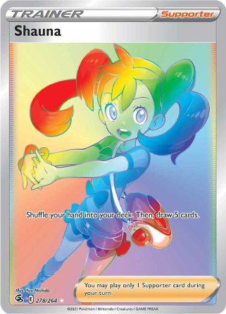 Shauna 278/264 Fusion Strike (Ultra Rare) (NM-Exc Condition)