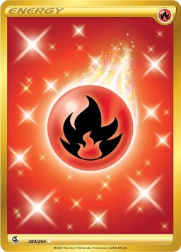 Fire Energy 284/264 Fusion Strike (Ultra Rare) (NM-Exc Condition)