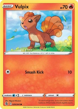 Vulpix 29/264 Fusion Strike (Common) (NM-Exc Condition)