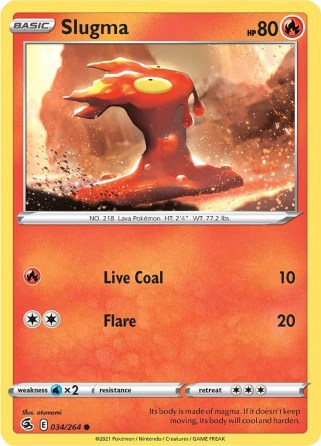 Slugma 034/264 Fusion Strike (Common) (NM-Exc Condition)