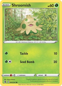Shroomish 004/264 Fusion Strike (Common) (NM-Exc Condition)