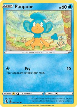 Panpour 68/264 Fusion Strike (Common) (NM-Exc Condition)