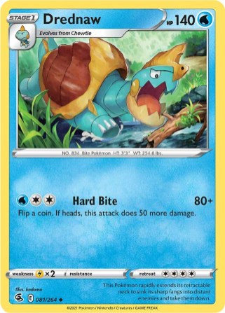 Drednaw 081/264 Fusion Strike (Uncommon) (NM-Exc Condition)