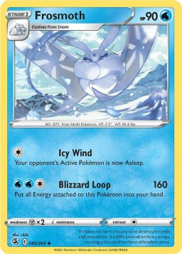 Frosmoth 85/264 Fusion Strike (Uncommon) (NM-Exc Condition)