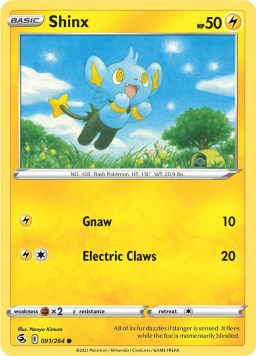 Shinx 91/264 Fusion Strike (Common) (NM-Exc Condition)