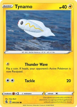 Tynamo 95/264 Fusion Strike (Common) (NM-Exc Condition)