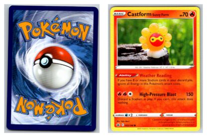 Castform 22/198 Chilling Reign *Ink Dot on back* (NM-Exc Condition)