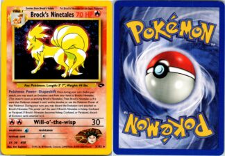 Brock's Ninetales 3/132 Gym Challenge (Holo) (Unlimited Exc Condition)