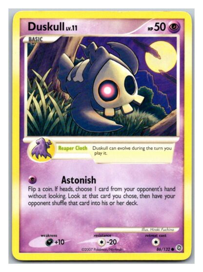 Duskull 86/132 Secret Wonders (Common) (P Condition)