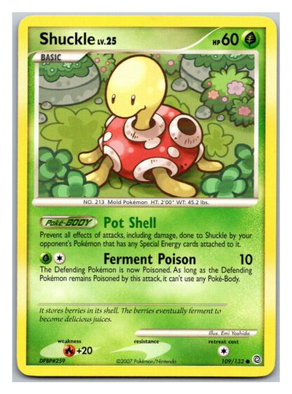 Shuckle 109/132 Secret Wonders (Common) (P Condition)