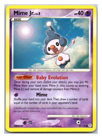Mime Jr. 90/130 Diamond & Pearl (Common) (P Condition)