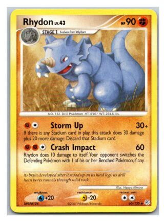 Rhydon 60/130 Diamond & Pearl (Uncommon) (P Condition)