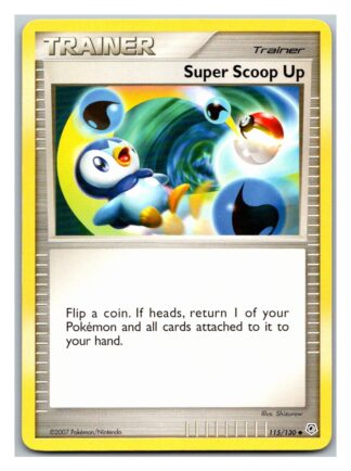 Super Scoop Up 115/130 Diamond & Pearl (Uncommon) (P Condition)