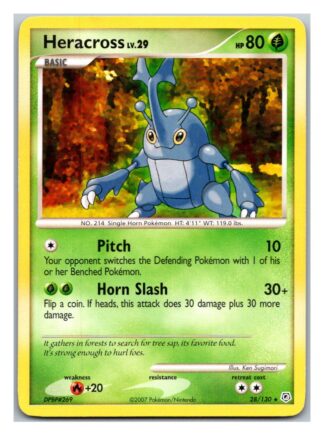 Heracross 28/130 Diamond & Pearl (Rare) (P Condition)