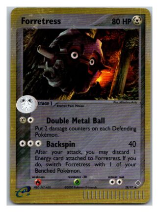 Forretress 28/97 EX Dragon (Reverse Holo) (P Cond)