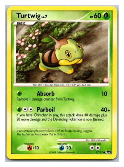 Turtwig 17/17 Pop Series 9 (Common) (P Condition)