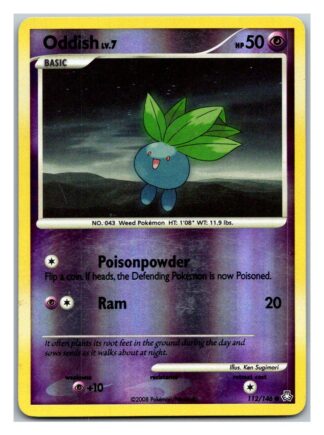 Oddish 112/146 Legends Awakened (Reverse Holo) (P Condition)